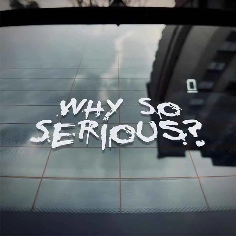 Car Accessories Joker - Why So Serious Joker Motorcycle Sticker