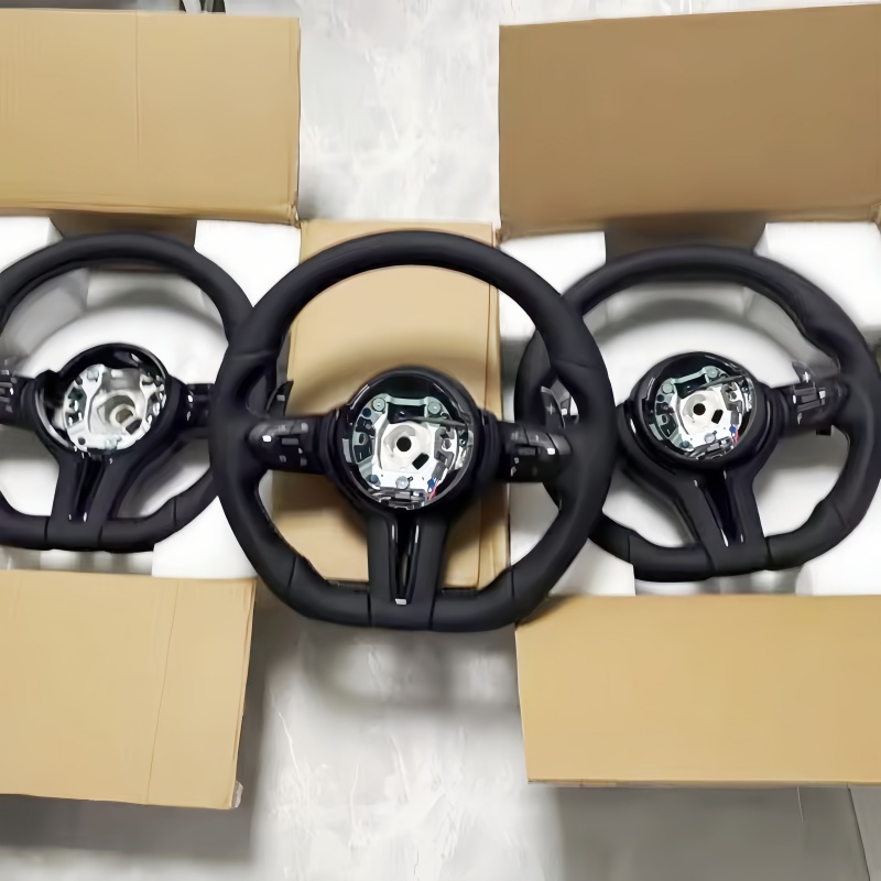 Car Accessories For Inside - Car Steering Wheel Leather For BMW