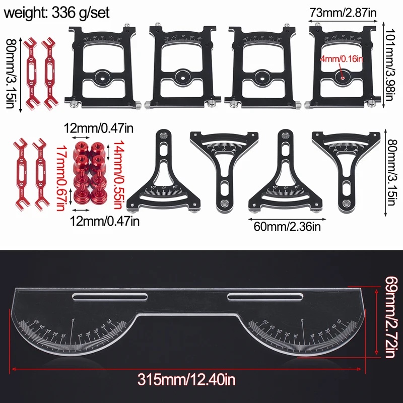 Car Accessories Online - RC Aluminum On Road Chassis Setup