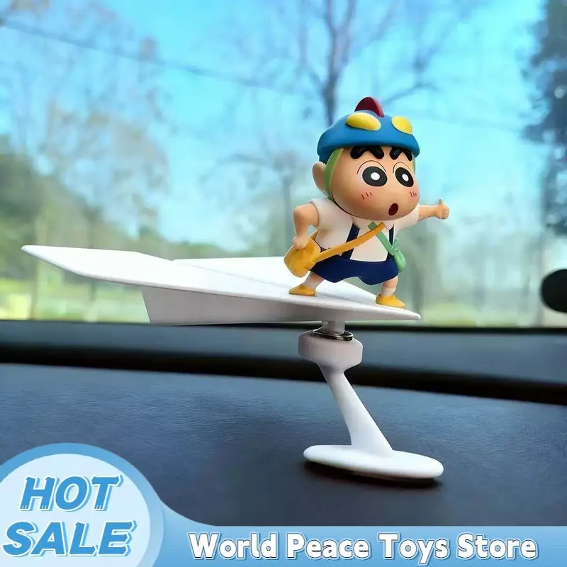 Car Accessories For Inside - Rotate Aircraft Crayon Shin-Chan Car Dashboard