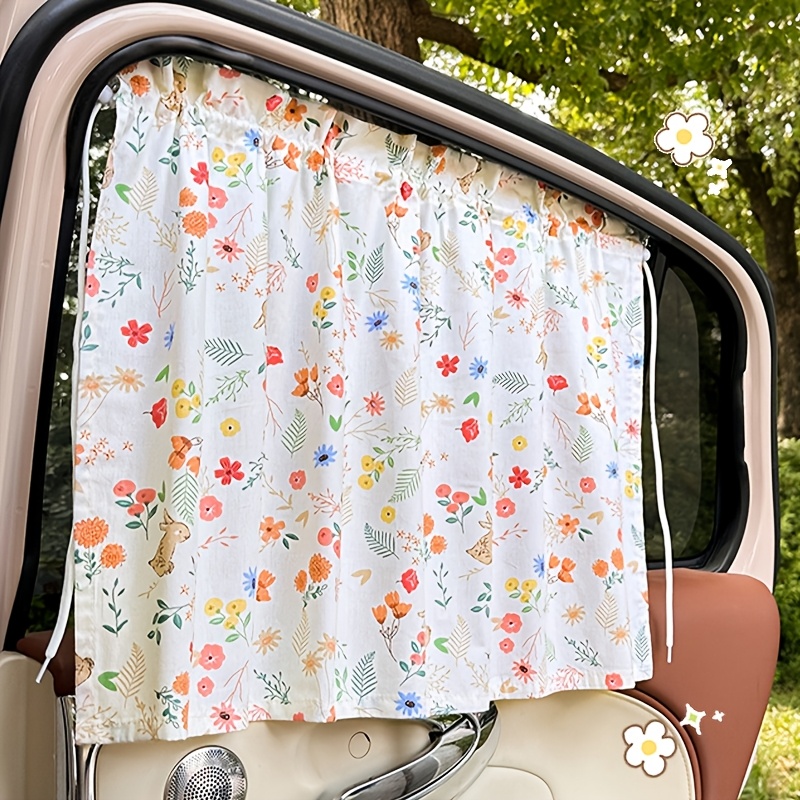 Cartoon Pattern Car Window Cur - đánh giá và giá Car Accessories Must Have