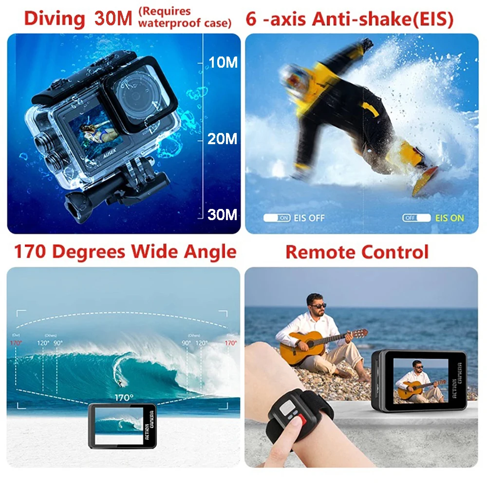 AUSEK S81ER Hành Động Máy Ảnh  - đánh giá và giá Car Accessories Online