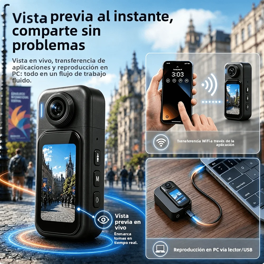 4K/1080P Mini WiFi Body Vlog C - đánh giá và giá Car Accessories Online