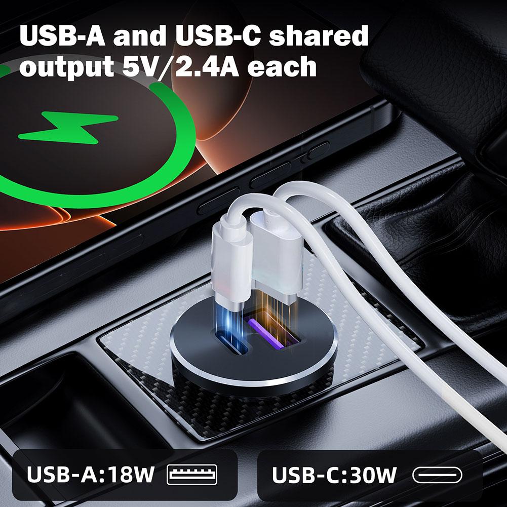 Mini Car Charger Dual Fast Cha - đánh giá và giá D.A.D Car Accessories