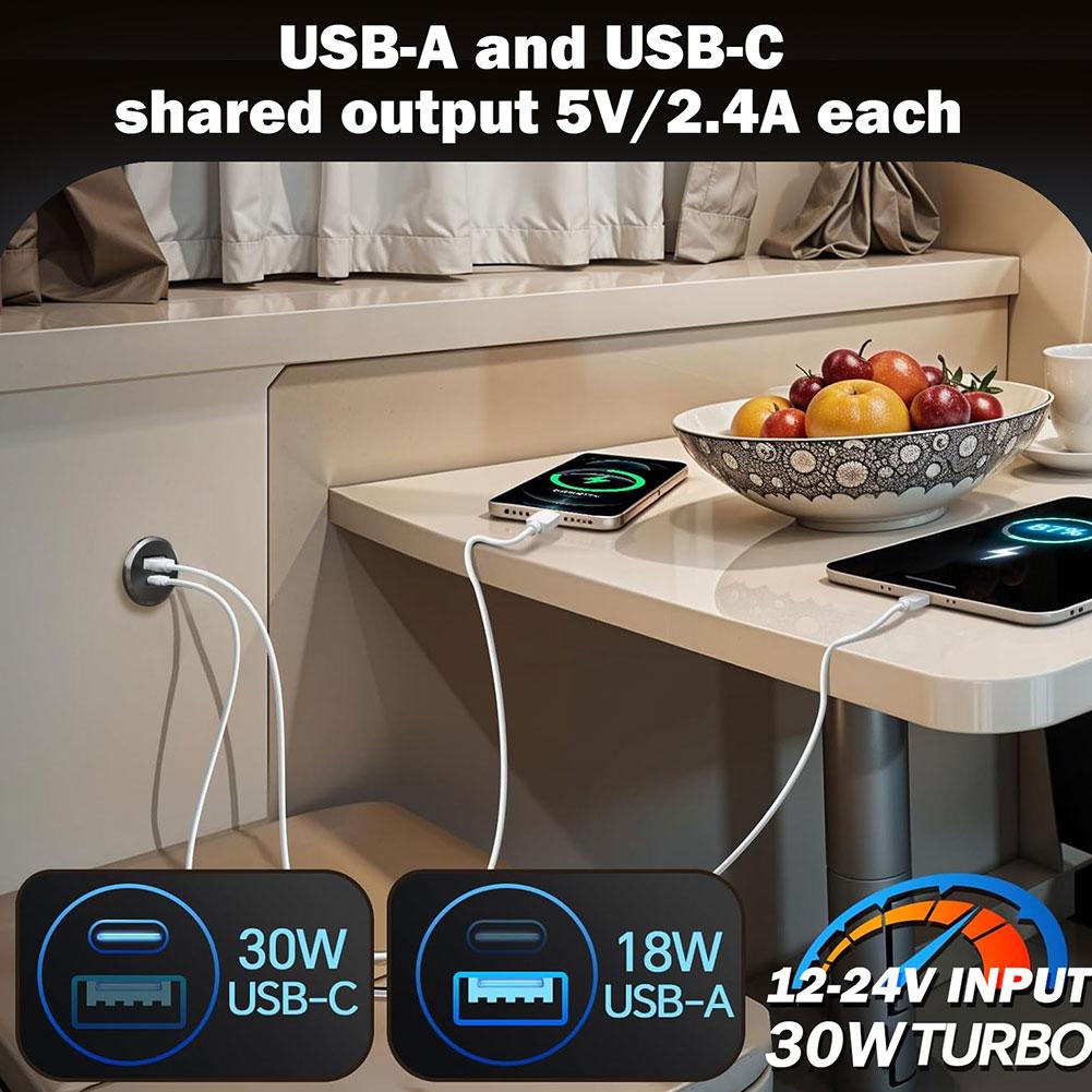Mini Car Charger Dual Fast Cha - đánh giá và giá D.A.D Car Accessories