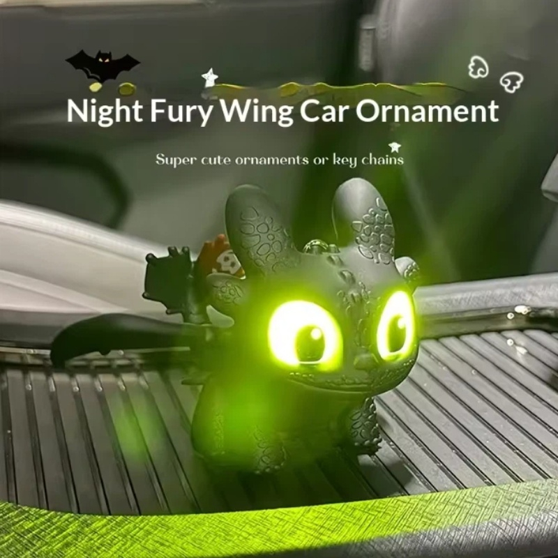 Genuine Cute Glowing Toothless - đánh giá và giá Car Accessories For Inside