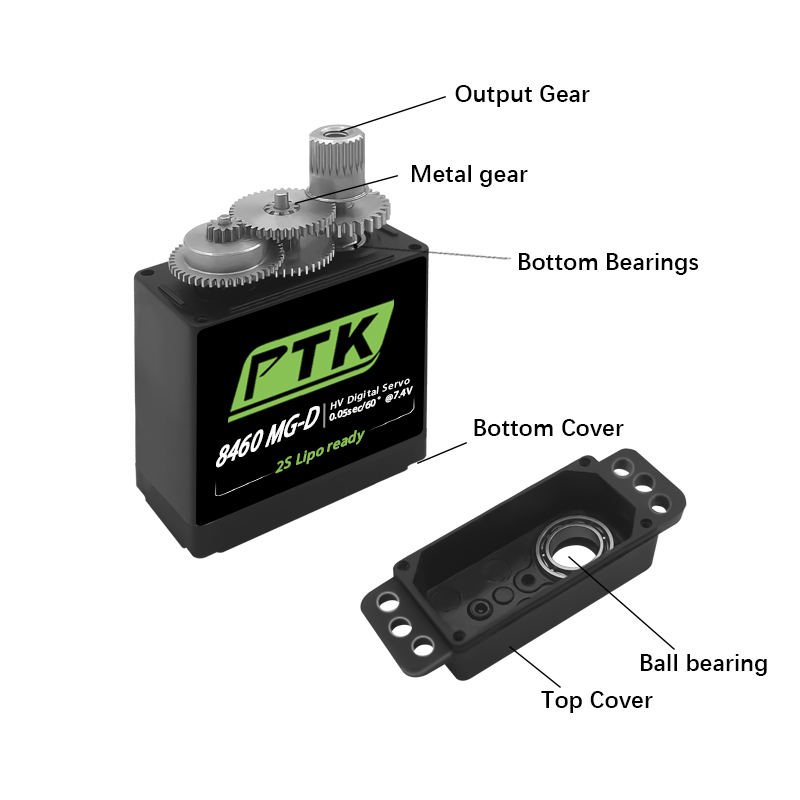 PTK 8460 MG-D9gDigital servo M - đánh giá và giá D.A.D Car Accessories