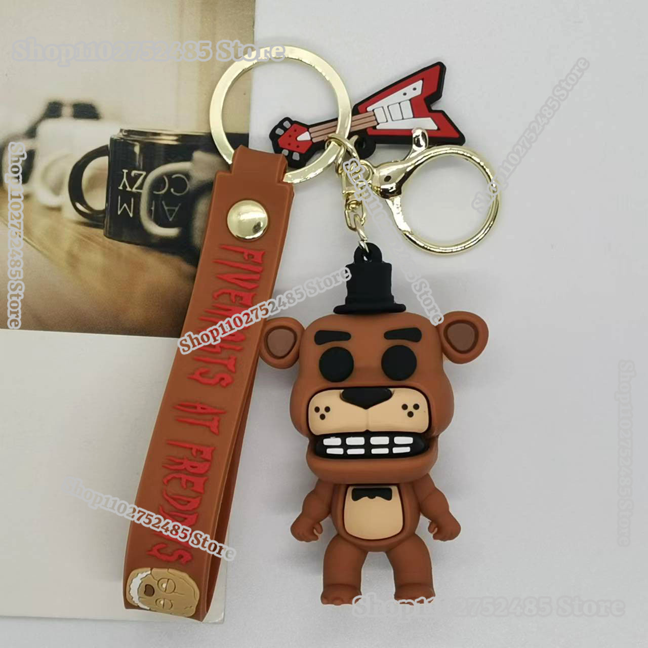 5pcs Cartoon Anime FNAF Figure - đánh giá và giá Car Accessories Gifts For Men
