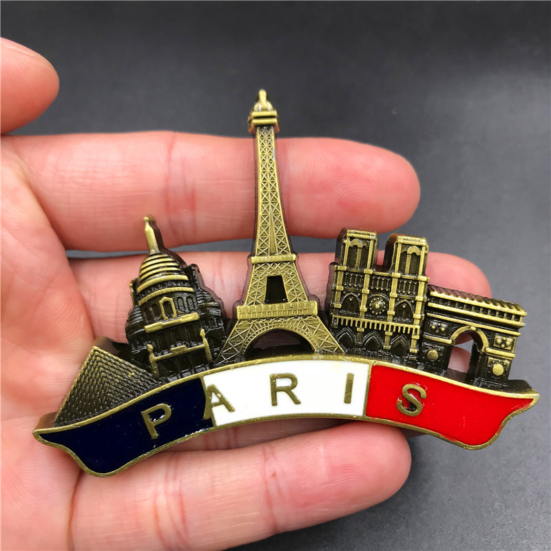 France Paris Metal 3D Cute Mag - đánh giá và giá Car Accessories Dubai