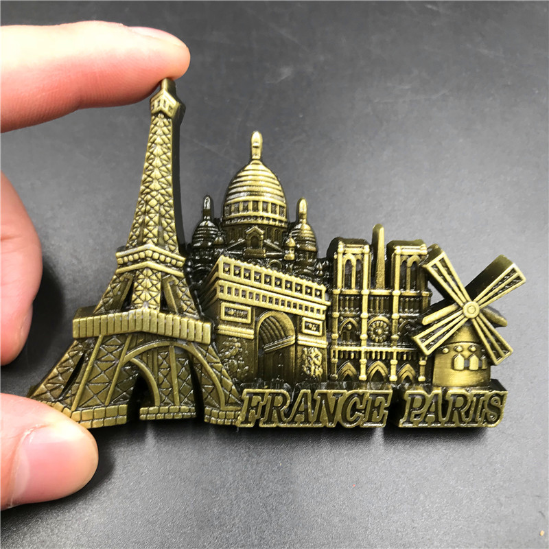 France Paris Metal 3D Cute Mag - đánh giá và giá Car Accessories Dubai