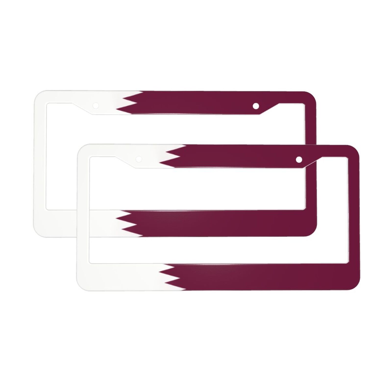 Flag of Qatar Pattern License  - đánh giá và giá Car Accessories Qatar