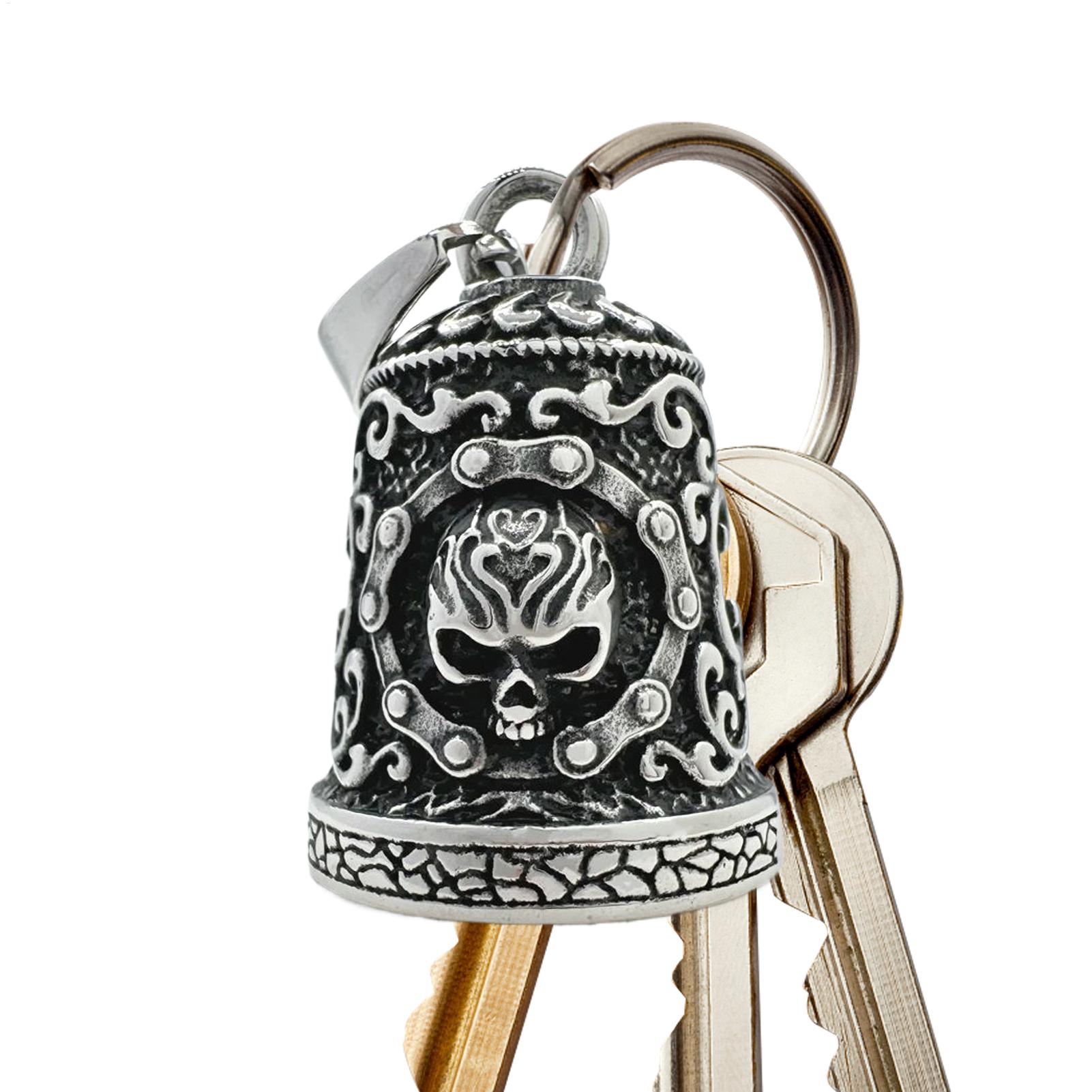 Skull Bell Charm Motorcycle Be - đánh giá và giá Car Accessories Gifts For Men