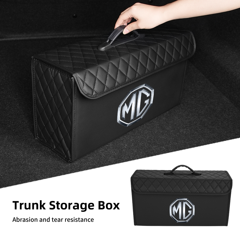 Car Trunk Storage Box Leather  - đánh giá và giá Car Seat Organizer