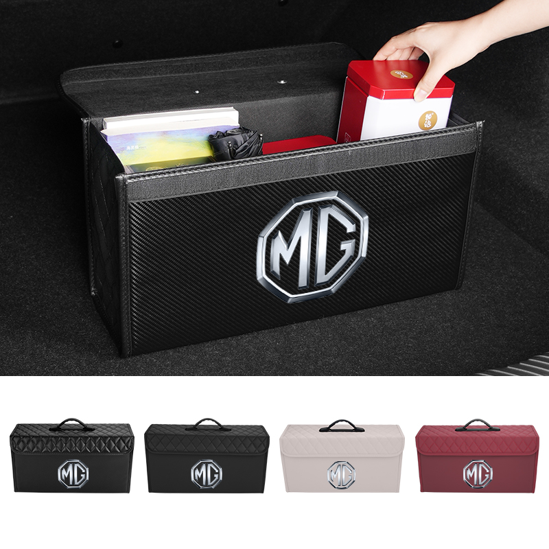 Car Trunk Storage Box Leather  - đánh giá và giá Car Seat Organizer