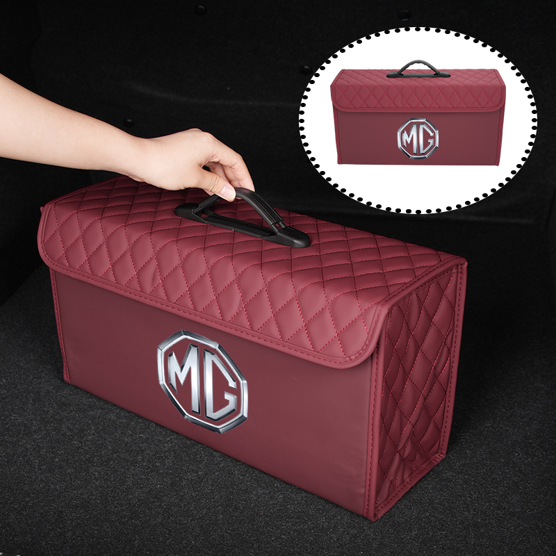 Car Trunk Storage Box Leather  - đánh giá và giá Car Seat Organizer