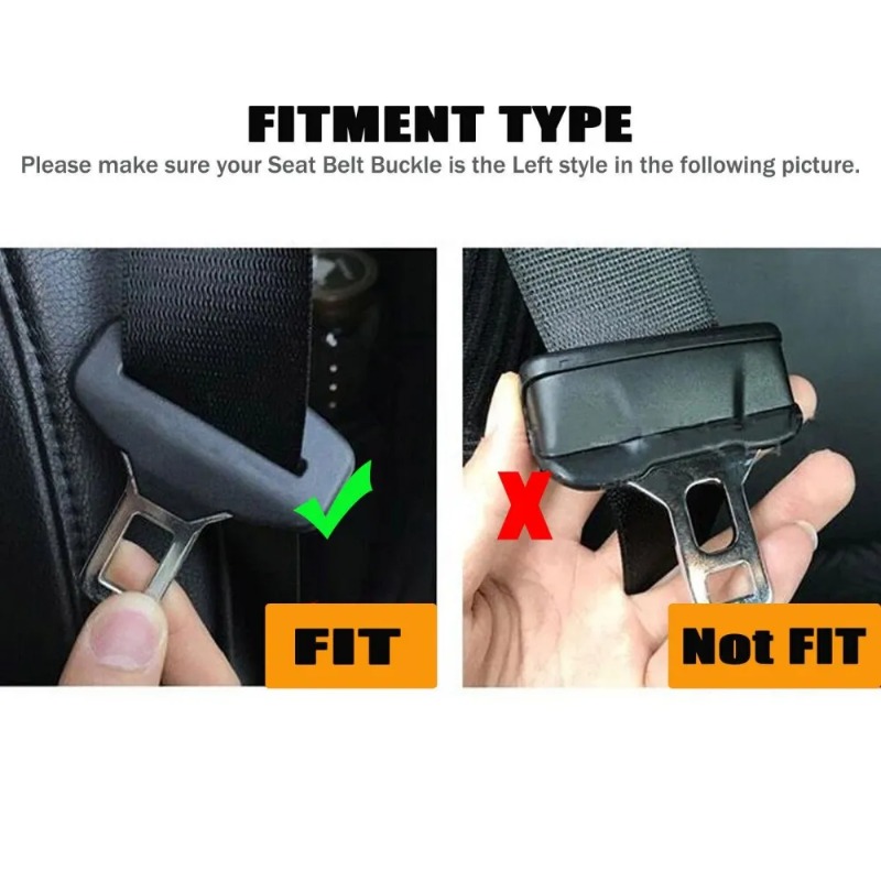 2pcs Car Seat Belt Clip Silico - đánh giá và giá Car Accessories For Inside