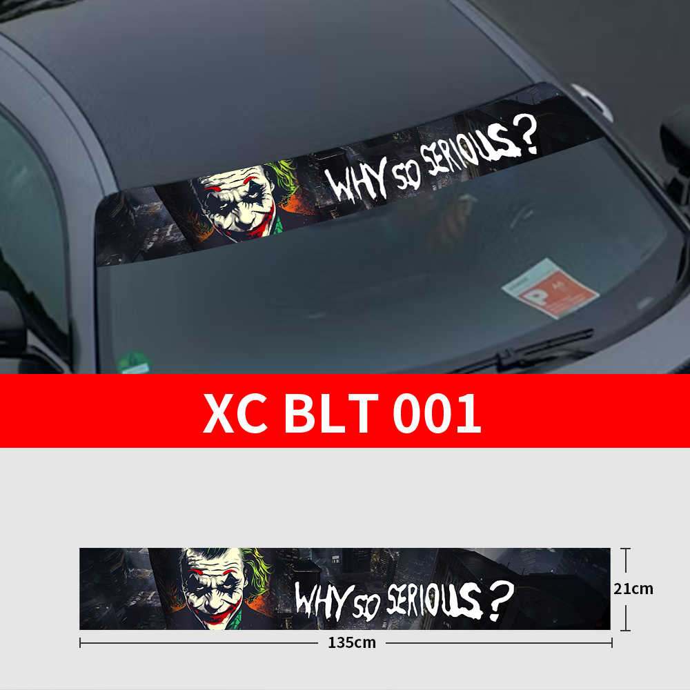 Why So Serious Car Sticker fun - đánh giá và giá Car Accessories Joker