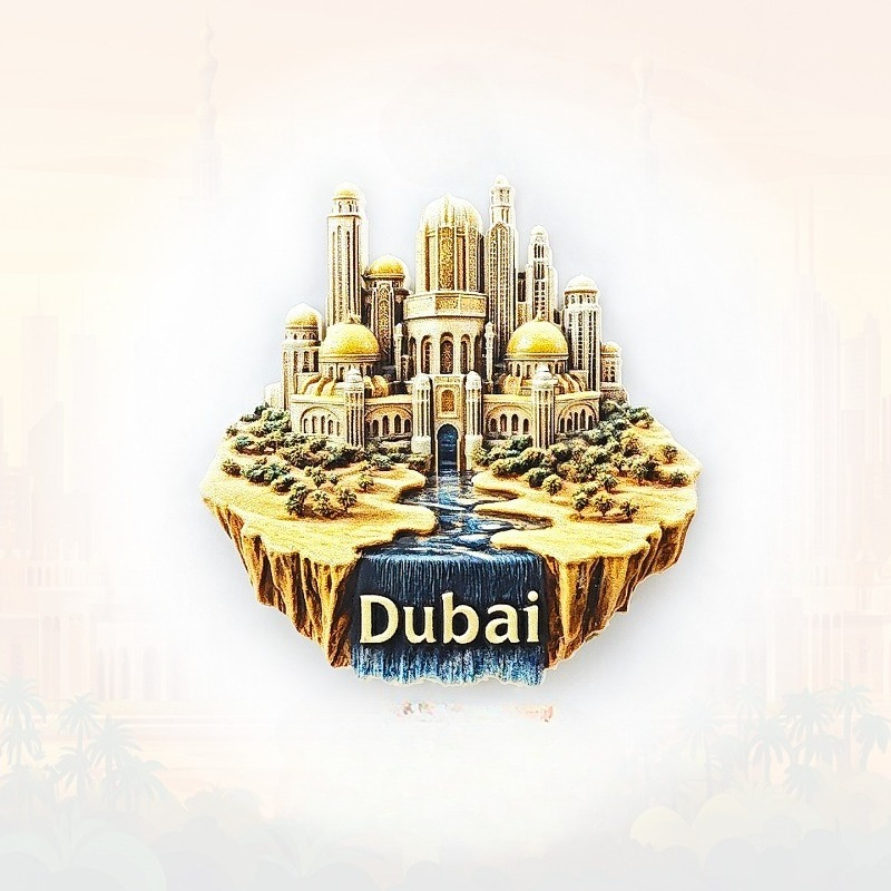 Dubai Oasis Fridge Magnet - 3D - đánh giá và giá Car Accessories Dubai