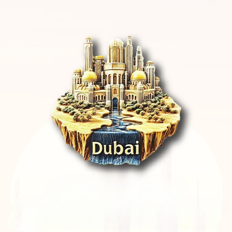 Dubai Oasis Fridge Magnet - 3D - đánh giá và giá Car Accessories Dubai