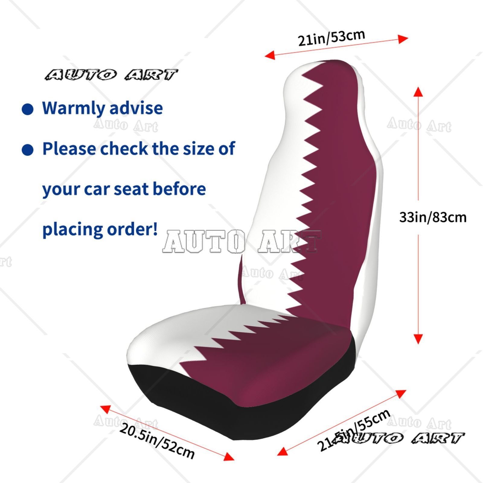 Qatar Flag Printed Patriotic-t - đánh giá và giá Car Accessories Qatar