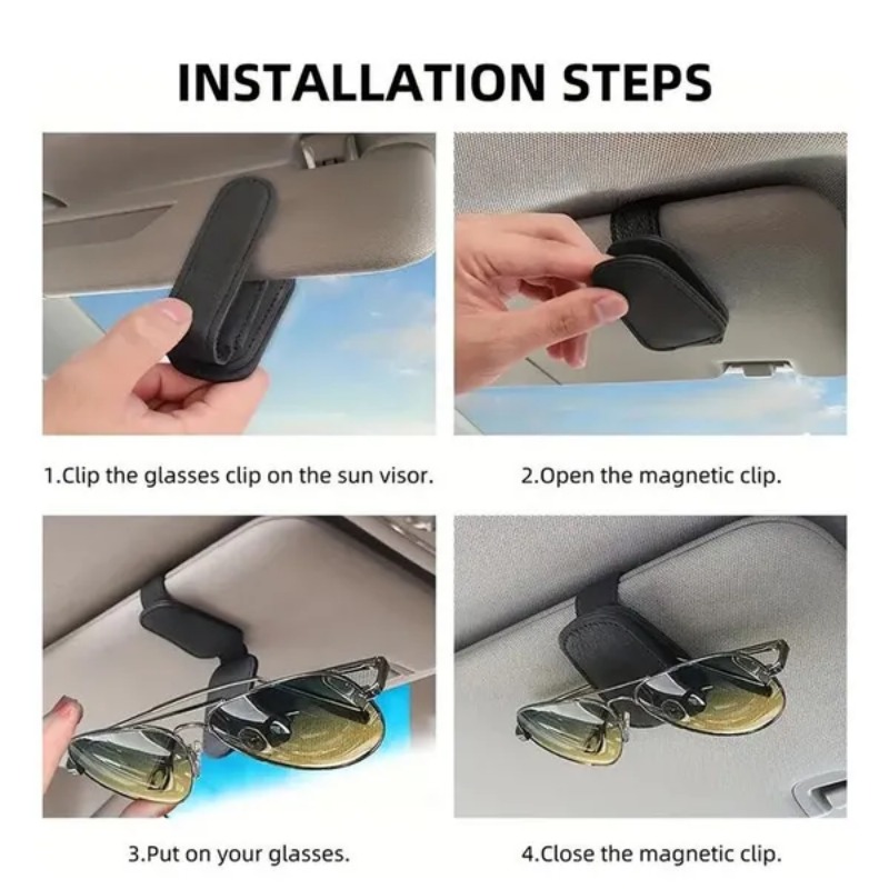 Car Sun Visor Glasses Case Hol - đánh giá và giá Car Accessories For Inside