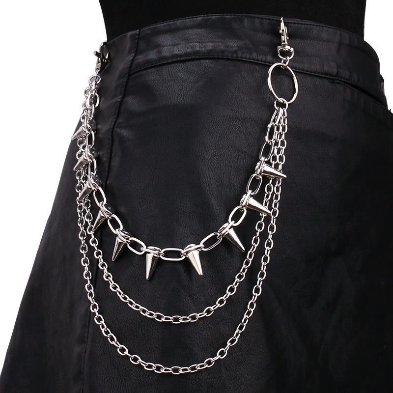 Hip Hop Punk Rock Metal Pants  - đánh giá và giá Car Accessories Gifts For Men