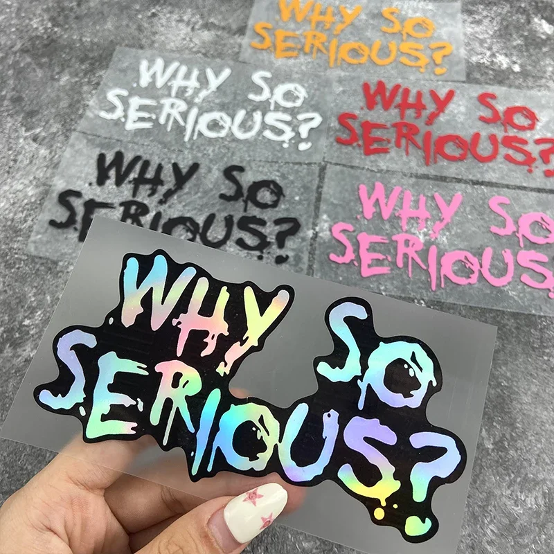 1PC Funny Why So Serious Lette - đánh giá và giá Car Accessories Joker
