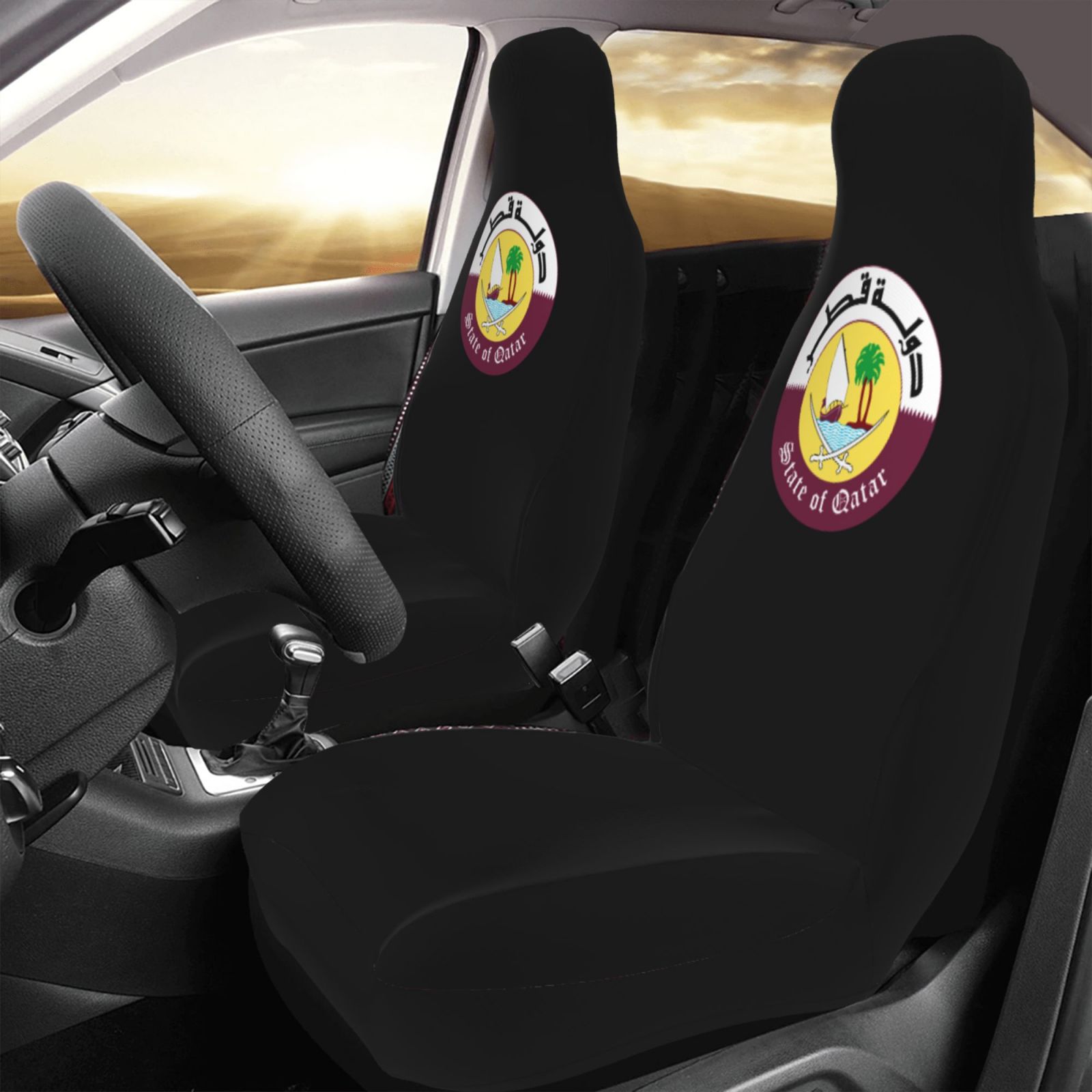 Qatar National Emblem Pattern  - đánh giá và giá Car Accessories Qatar