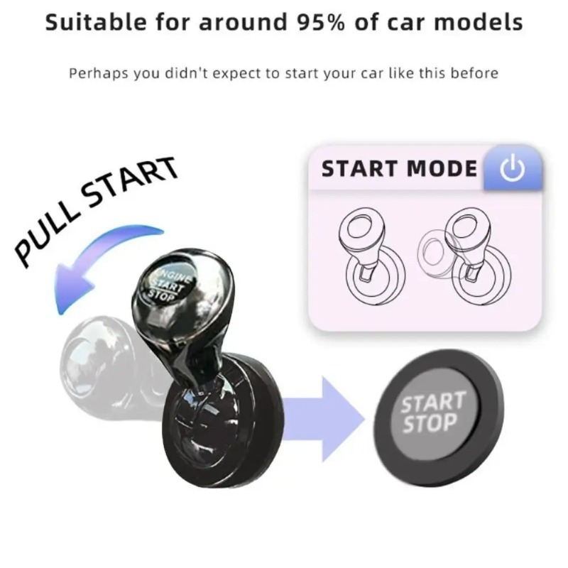 Car One-Touch Start Button wit - đánh giá và giá Car Accessories For Inside