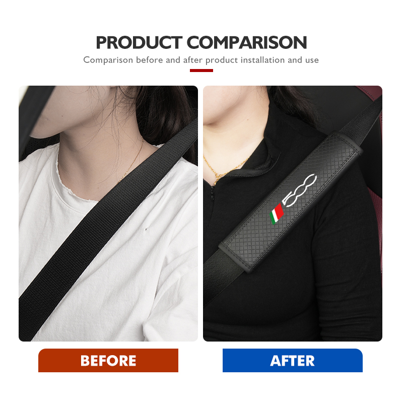 For Fiat 1/2PCS Car Seat Belt  - đánh giá và giá Car Accessories Low Price